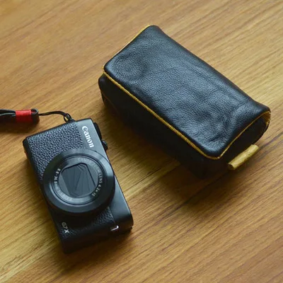 DSLR Водонепроницаемый кожаный фотоальбом Камера сумка чехол для HX7 HX9 HX10 HX30 HX50 G7X S95