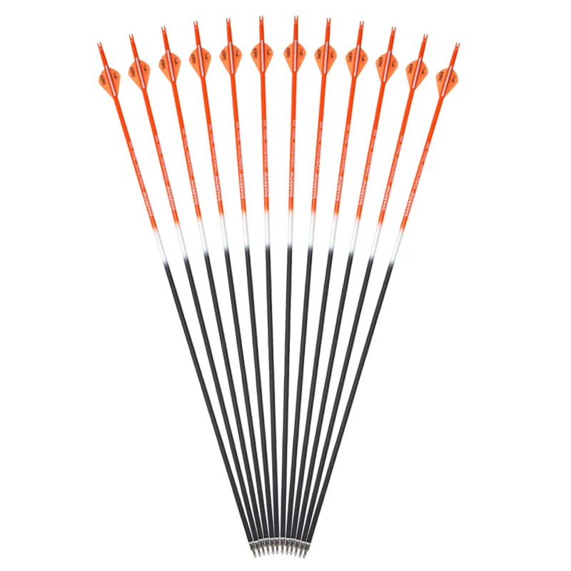 SHARROW Spinal 500 разноцветная углеродная Стрела 2 дюйма в форме капли резиновая