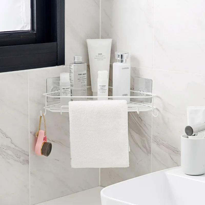 Аксессуары для ванной угловая полка аксессуары кованая железная стойка хранения