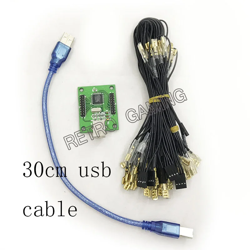 Verkauf Heißer Verkauf 2 Player USB Zu Jamma Arcade Controller Adapter Arcade Maschine Zubehör Für PC & Raspberry Pi 3 Spiel Schrank