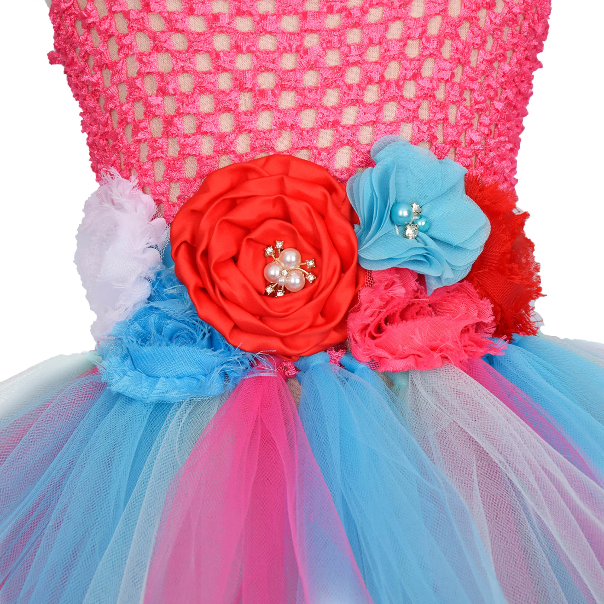 Flower Girl Dress Baby Girls Birthday Party Tutu Costume Kids Fancy Fluffy Halloween Gift Photo Prop | Детская одежда и обувь