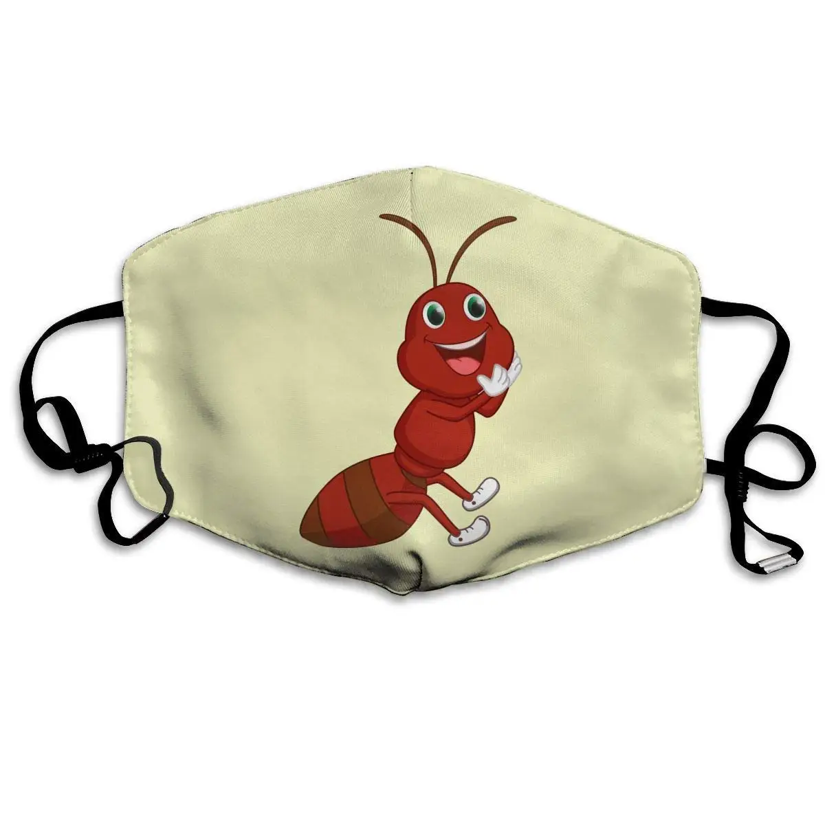 Маска для рта ежедневного одевания муравьиная маска защиты от пыли Моющиеся