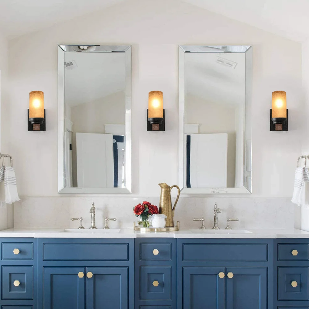 

Modern Glass Lampshade Cylindrical Design Lamp Cover Table Light Shade Cover