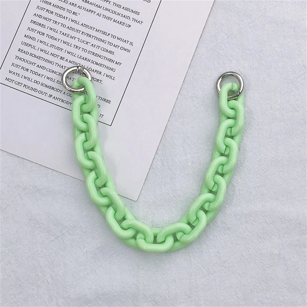 

1pcs Mix Color Acrylic Resin Chain Links Diy Women's Bag Handbag Chain Charm Accessories For Jewelry Making