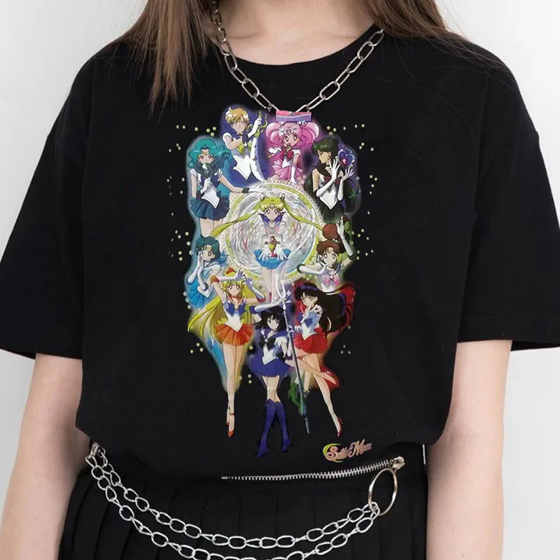 New Harajuku Gothic Female Tshirt Heaven Hell Print Short Sleeve Tops &amp Tees Fashion Casual T Shirt Women Clothing T-shirts | Женская