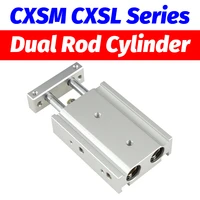 smc type dual rod cylinder cxsm6 slide bearing air pneumatic cylinder cxsm6 10 cxsm6 20 cxsm6 30 cxsm6 40 6 50 built in magnet