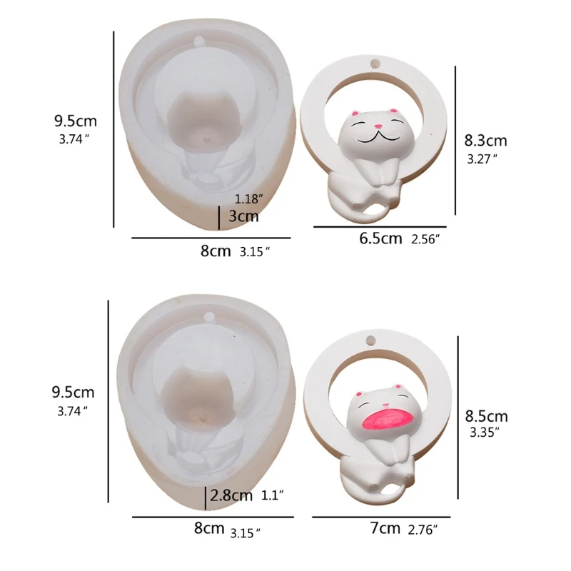 

Ring Cat Mold Gemstone Jewelry Silicone Mold is Suitable for Resin Epoxy Resin Diy Craft Pendants Jewelry Making