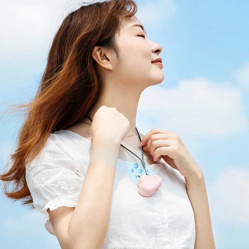 

Mini Portable Air Purifier, Wearable Air Purifier Necklace USB Air Cleaner for Small Space Air Freshener for Kids