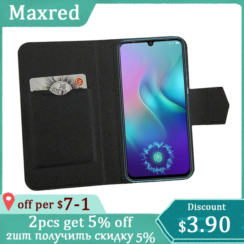 Чехол для телефона Tecno Phantom 9 Flip Ultra-thin Leather Exclusive, 6.4 дюйма, 5 цветов, с карманами для кредитных карт.