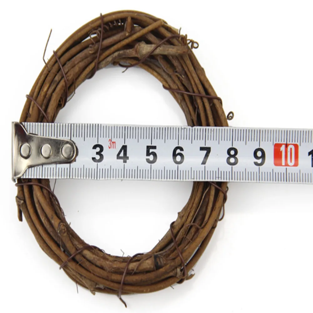 8cm 8-20 см, для свадебного украшения венок натуральный Плетеный венок DIY ремесла Декор для домашней двери Grand Tree Рождественский подарок вечерние украшения - Цвет: 8cm