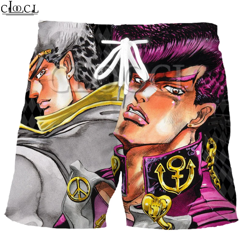 

CLOOCL Anime Jojo's Bizarre Adventure Diamond 3D Print Men Fashion Sports Shorts Hip Hop Summer Beach Sweatpants