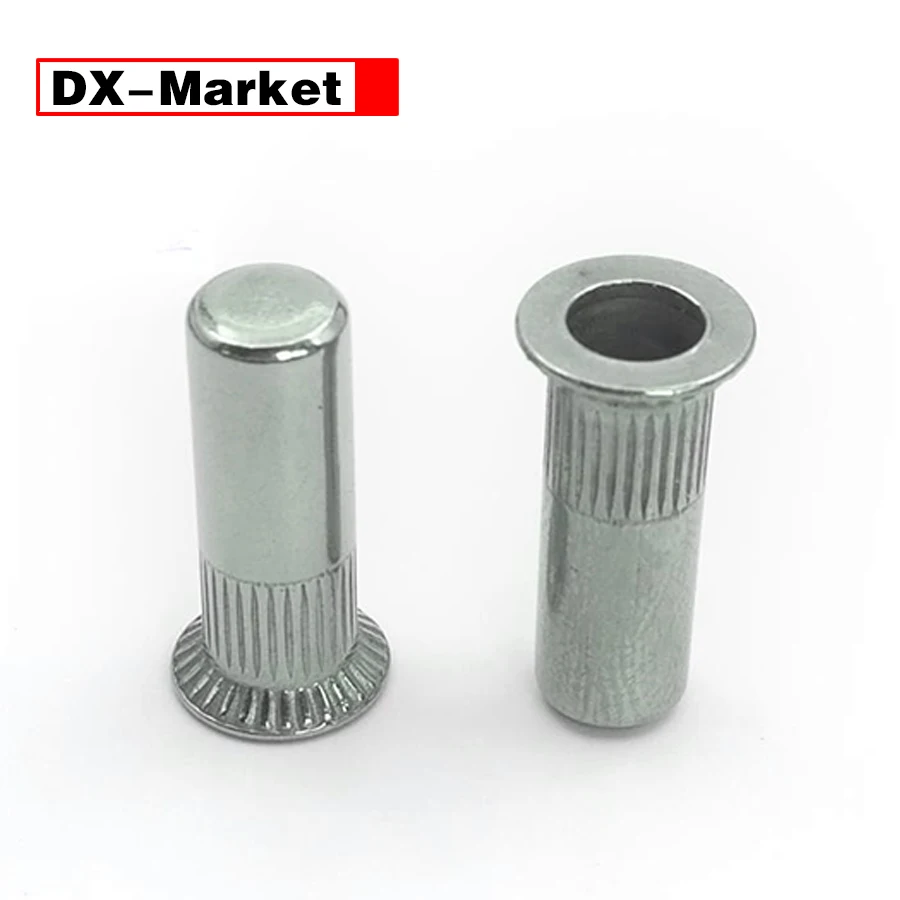 m4 m5 m6 m8 m10 m12 Big Head Close End Rivet Nut 304 stainless steel threaded Inserts round body blind rivet nuts K013 | Обустройство