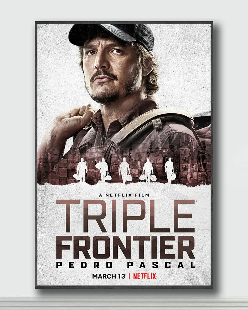 

NJ090 Triple Frontier Movie 5 Silk Posters and Prints wall art Art Poster Home Decor