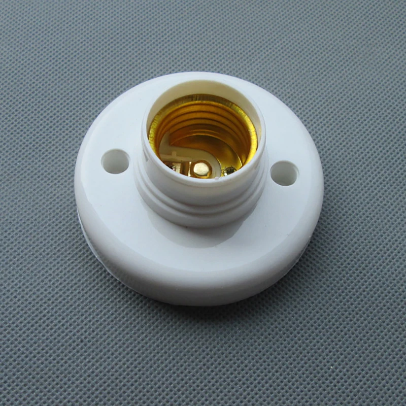Бакелитовый плоский держатель лампы E27 спиральный интерфейс накаливания винт