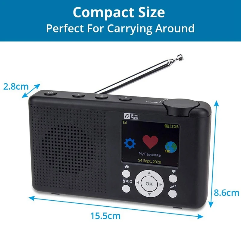 Розничная продажа WR-23F радио Интернет портативный 2 4 дюйма цветные ЖК