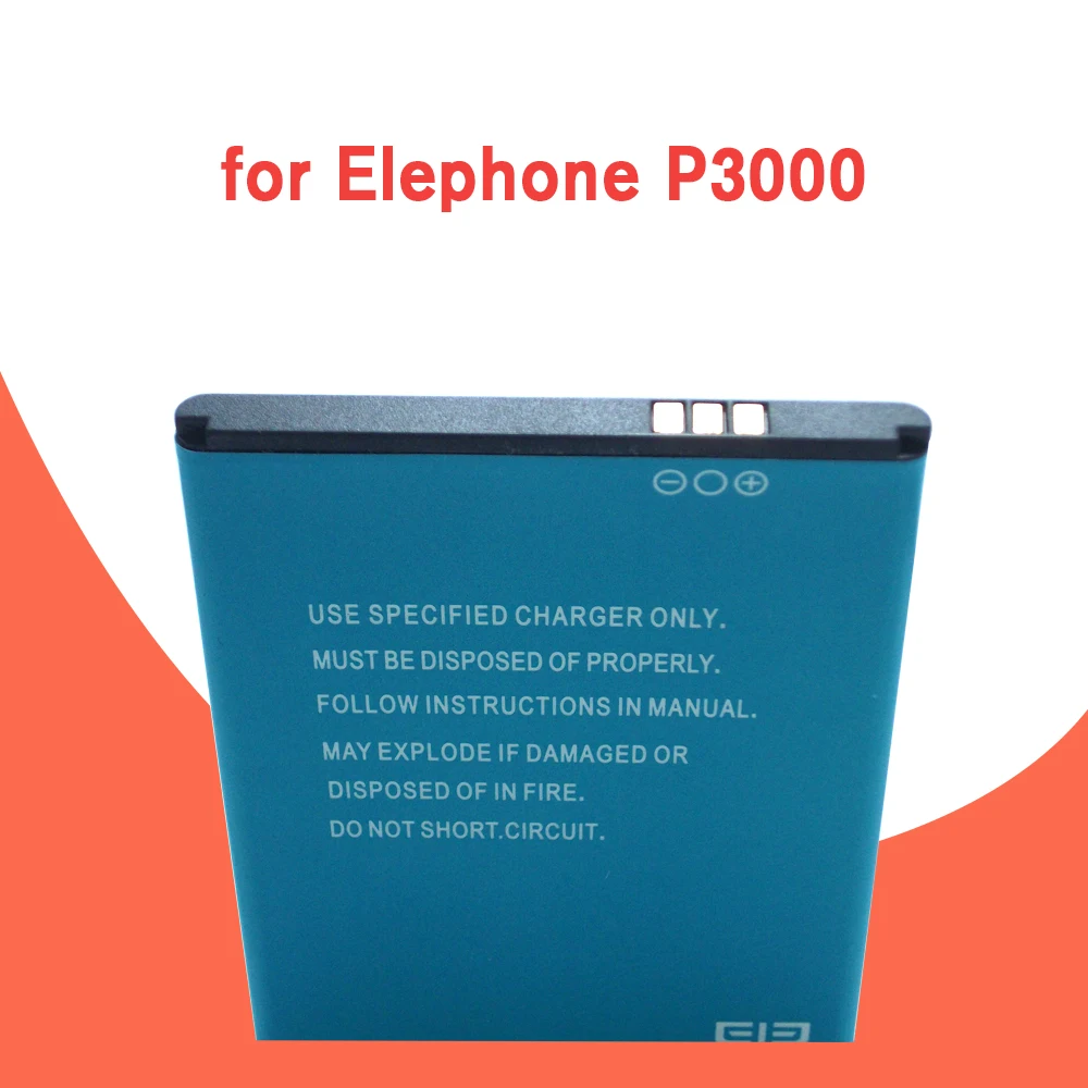 100% Оригинальный аккумулятор Elephone P3000 + P3000S перезаряжаемый резервный литий