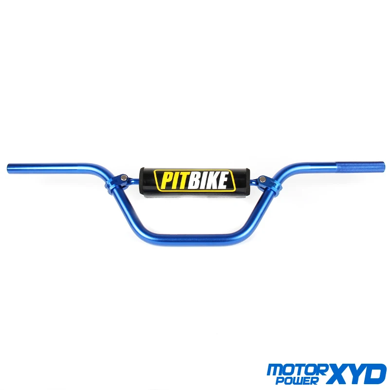 Синий 22 мм 7/8 ''алюминиевый руль для мотоцикла с креплением руля подходит Honda 50cc