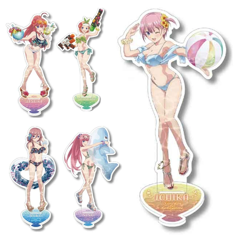 

Anime Quintessential Quintuplets Acrylic Stand Nakano Ichika Nino Miku Yotsuba Itsuki Figure Model Plate Desktop Decor Fans Gift