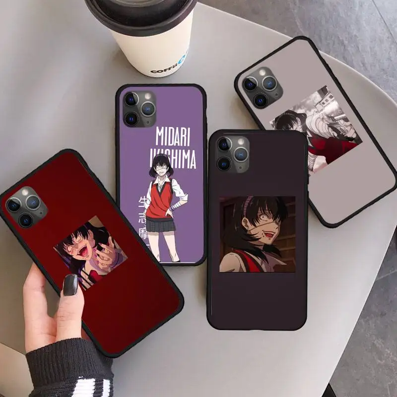 

Kakegurui Midari Ikishima anime Phone Case For iphone 12 11 13 7 8 6 s plus x xs xr pro max mini