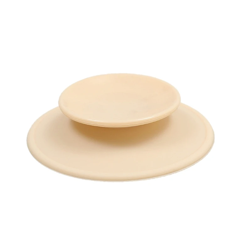 

Baby Feeding Anti-slip Pads Suction Cup Children Silicone Dish Cup Double Sucker Mats Coasters