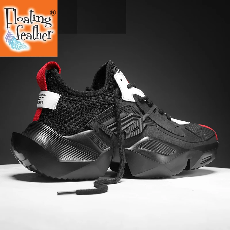 

Fashion Men's Sports Running Shoes Air Cushion Comfortable Outdoor Sports Shoes Jogging Shoes Black White Large Size Sports Men