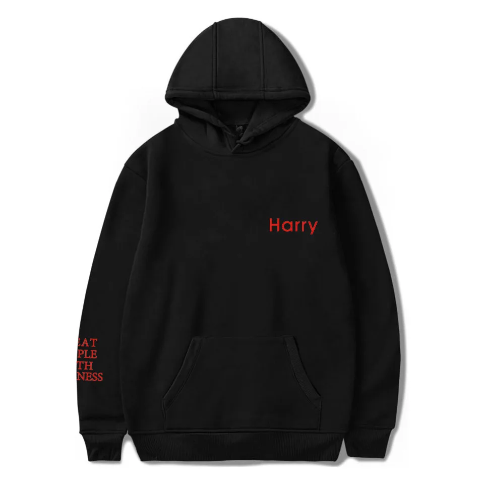 

Vintage Styles Treat People with Kindness Hoodie Men Casual Harajuku Top Vintage Sweatshirts Men Print Streetwear