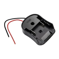 for makita adapters 18v battery power connector adapter dock holder with 12 awg wires connectors power black