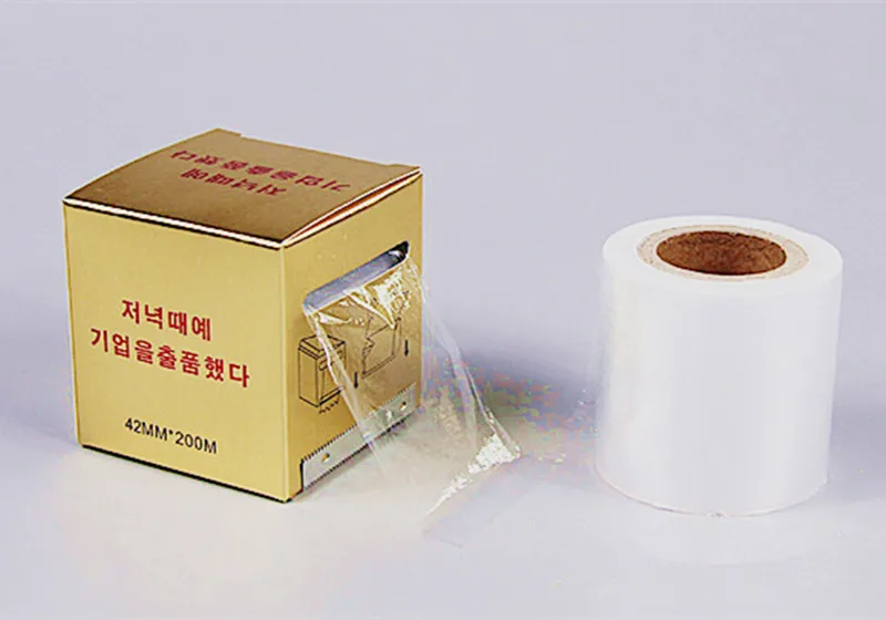 1 рулон 42 мм * 200 м микроблейдинг пластиковая тату обертка одноразовая