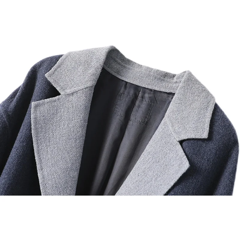 

Women's 2020 Winter new 51% wool double-faced woolen overcoat woollen coat