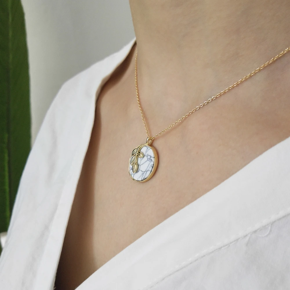 Женская круглая подвеска из серебра 925 пробы исцеляющая Чара с листочками дерева