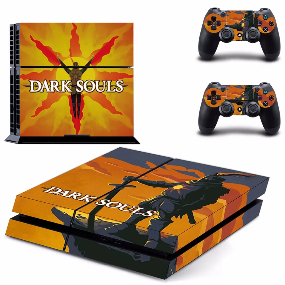 Dark Souls PS4 кожи Стикеры наклейка для Sony DualShock Игровые приставки 4 консоли и 2