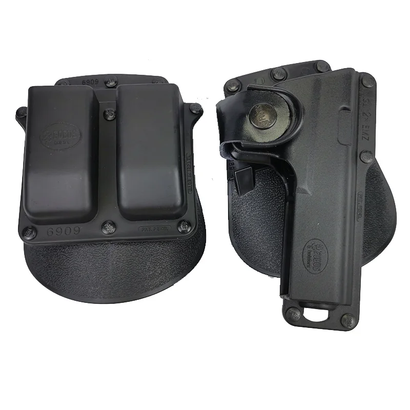 Тактическая кобура для пистолета подходит Glock G17 G22 G23 w/кожаный ремешок удержания