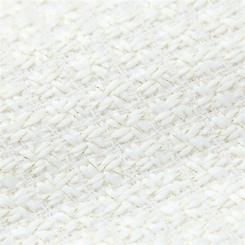 

Women Fashion Designer Turn Down Collar Pearls Tassel Long Tweed Woolen Jackets Winter Elegant Wool Blends Coats Lady Overcoat