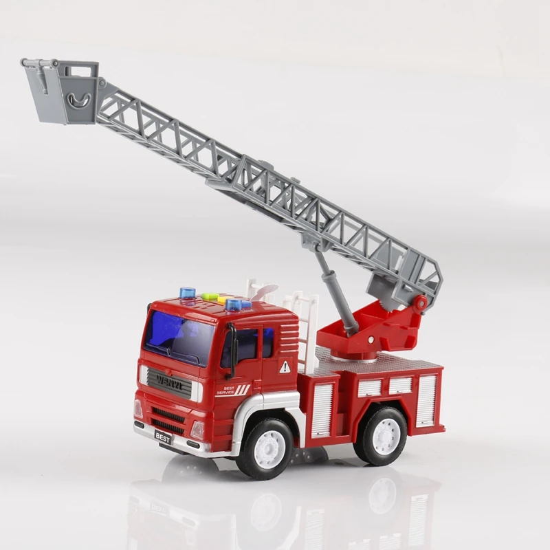 Пожарная техника WENYI игрушечный спасательный подъемник грузовик лестница