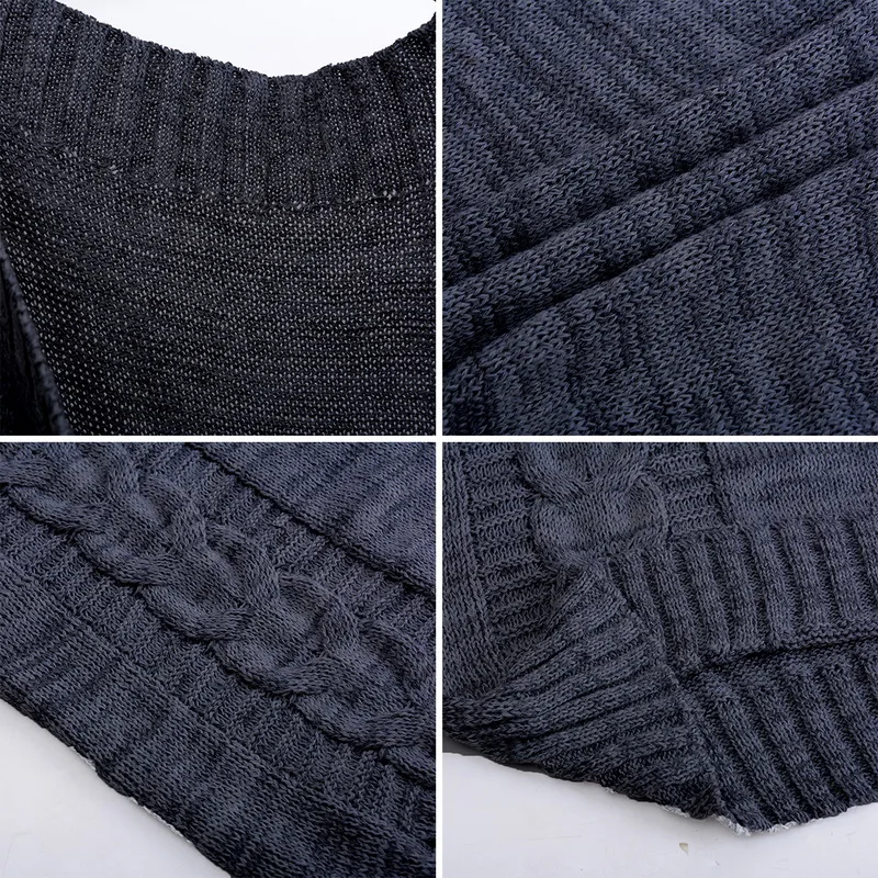 

Autumn Winter Men's Hooded Sweaters Male Sweaters Cotton Jumper Man Fashion Casual Gray Wine Slim Mens Sweaters Hombre