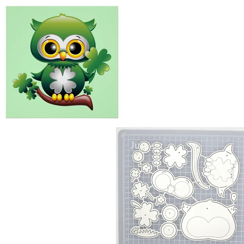 Металлические режущие штампы в виде четырехлистника клевера совы