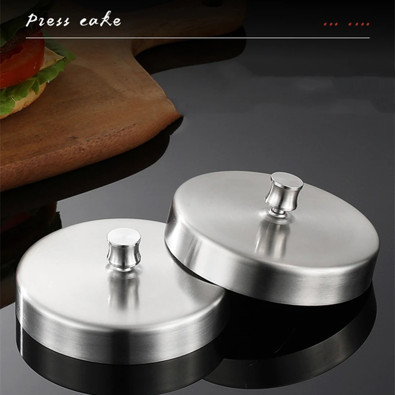 Круглый пресс для мяса гамбургеров из нержавеющей стали говядины гриля бургеров