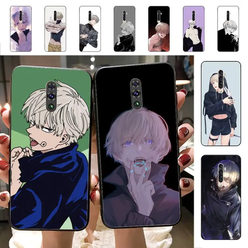 

Anime Jujutsu Kaisen Inumaki Toge Phone Case for Vivo Y91C Y11 17 19 17 67 81 Oppo A9 2020 Realme c3