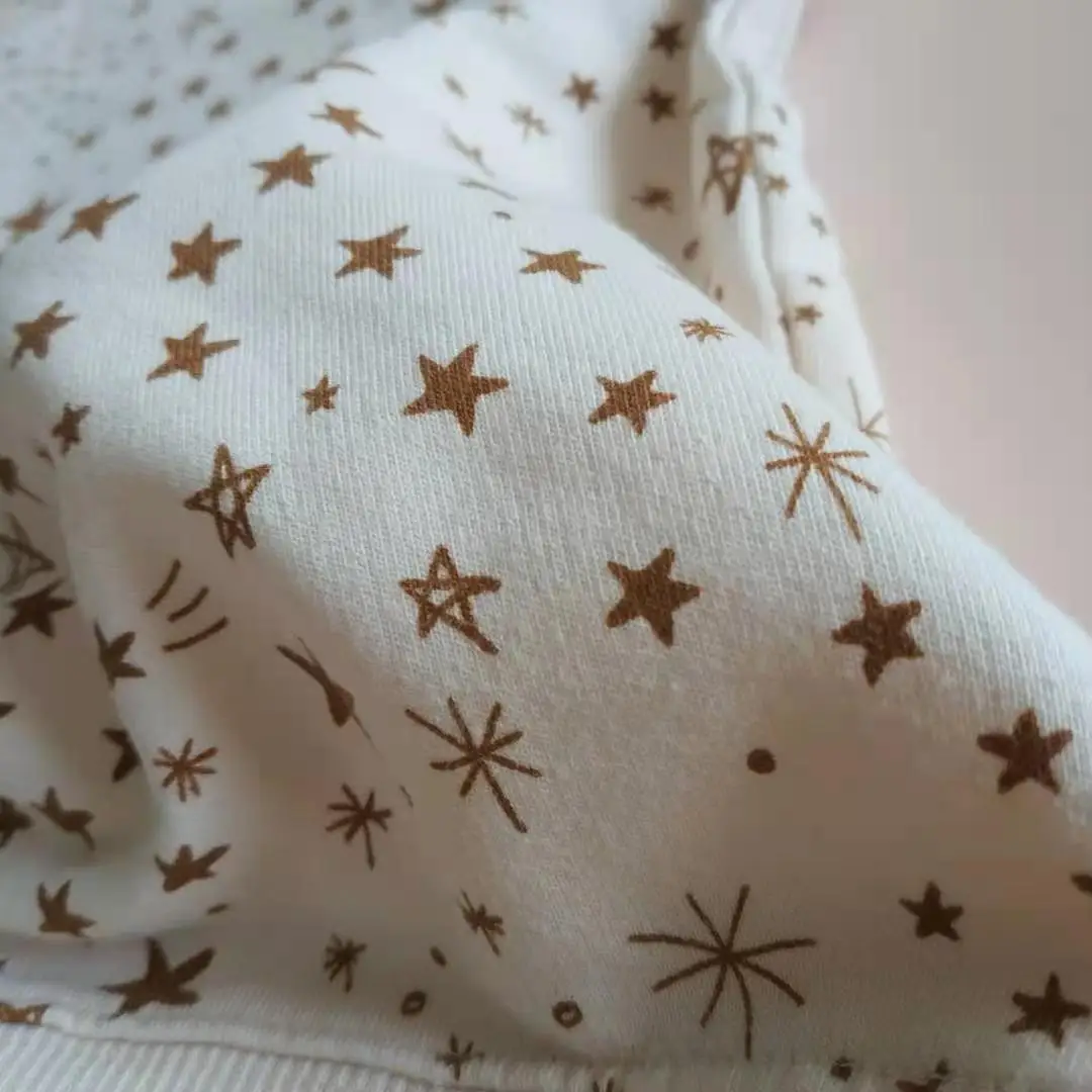 

The new children's sweater baby meteor cartoon printed long-sleeved round neck pullover T-shirt baby girl clothes