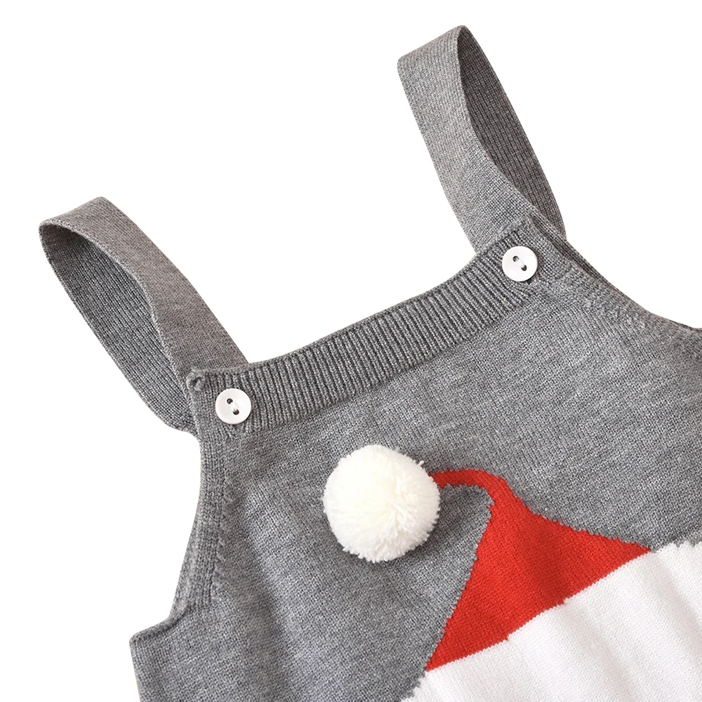 Christmas Baby Bodysuit Pixel elk&ampXmas hat Kid Jumpsuit for Boy Girl Cartoon Print Sleeveless Toddler Clothing Body D20 | Мать и