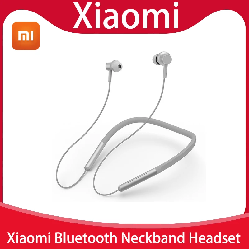 

Original Newest Xiaomi Bluetooth Neckband Headset Hybrid Dual Driver apt-X Support AAC Codec Skin Care Light Sports Leisure