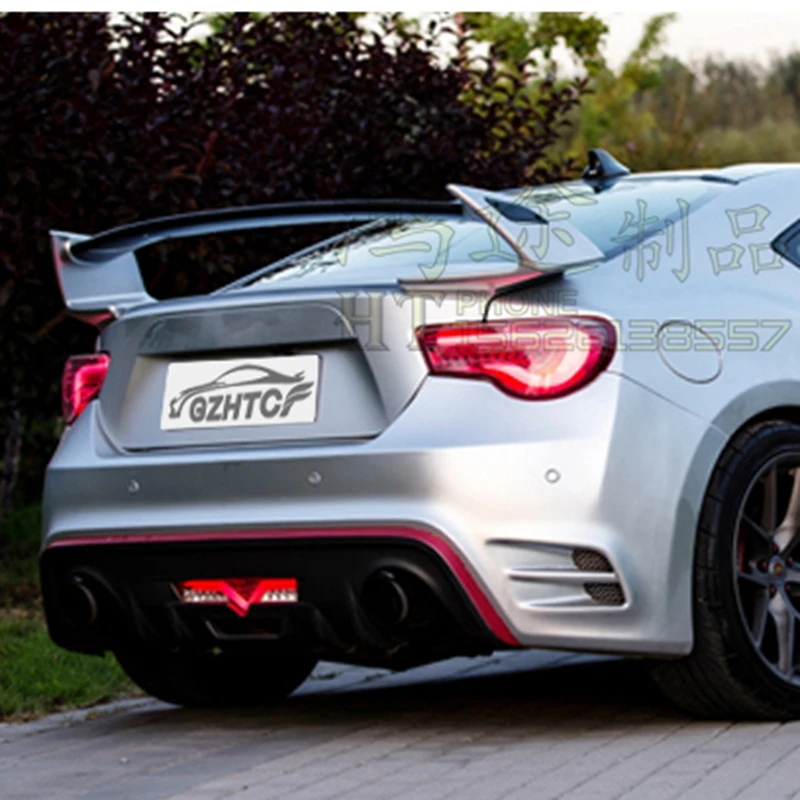 Задний спойлер автомобиля неокрашенный и цветной FRP стиль GT 86 BRZ для Subaru Toyota GT86