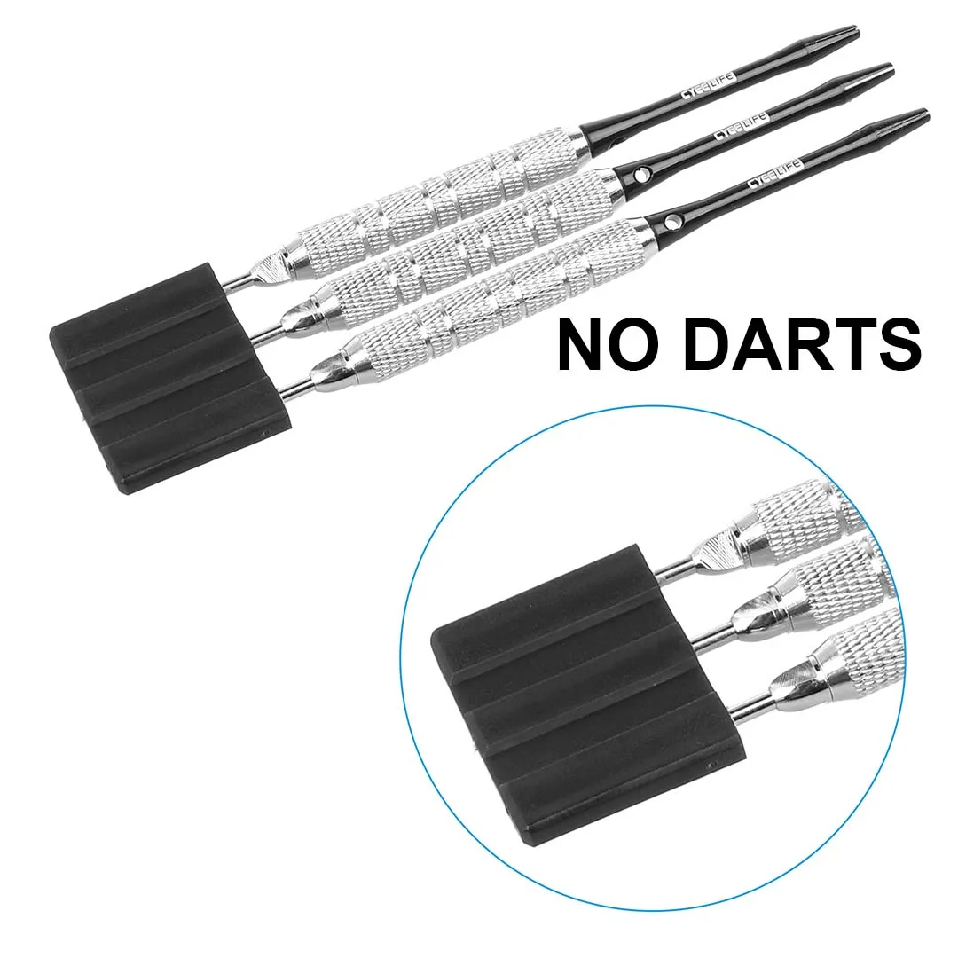 CyeeLife Plastic Dart Insert Accessories Black Pins Protectors For Steel Tip Darts |
