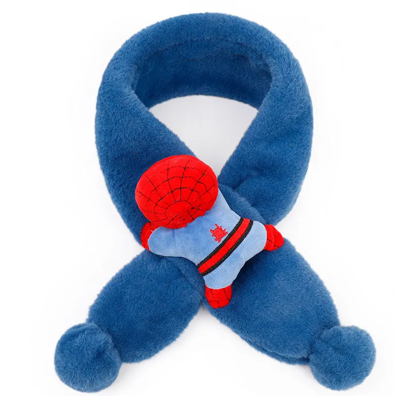 

Disney children's scarf boy autumn/winter baby neck thickened warm out windproof children plush neck cover