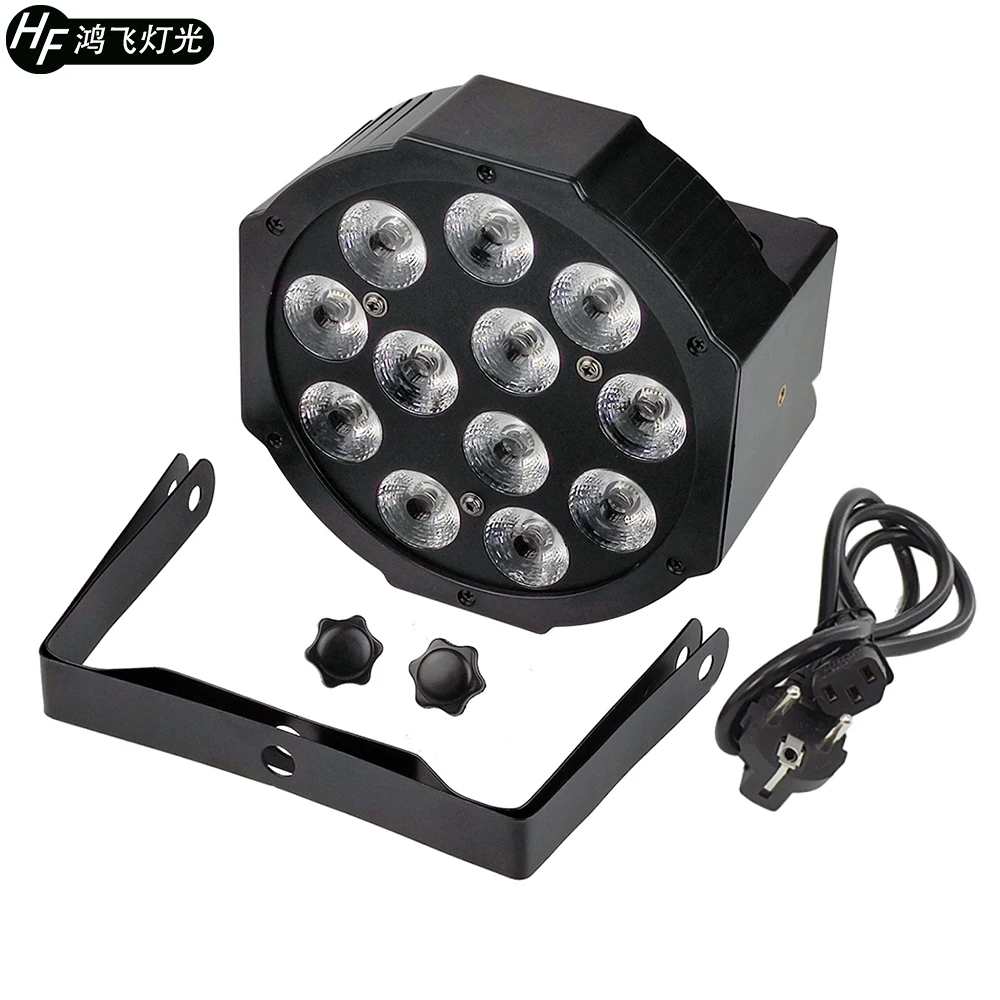 

12x18 Вт 6 в 1 светодиодный светильник par s rgbwa + uv 6 в 1, светодиодный плоский светильник par dmx512, профессиональный сценический окрашенный светильни...