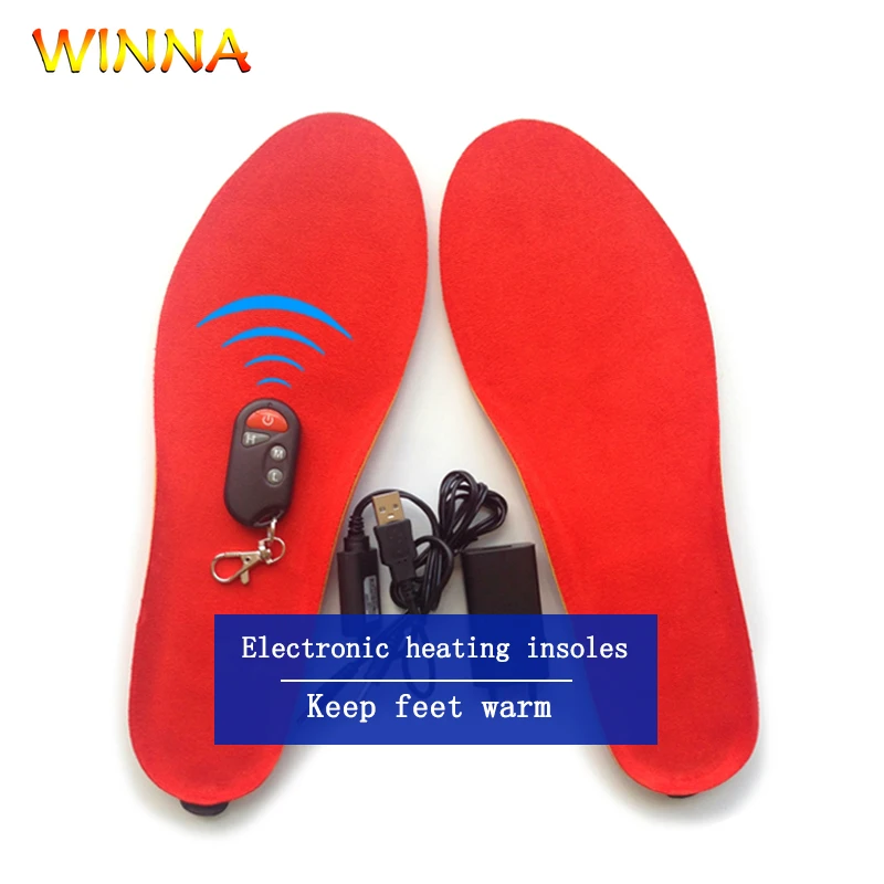Новые электрические нагревательные стельки с тремя режимами беспроводной пульт