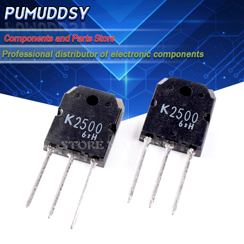 

2PCS 2SK2500 K2500 MOSFET TO-3P TO3P TO247 IC