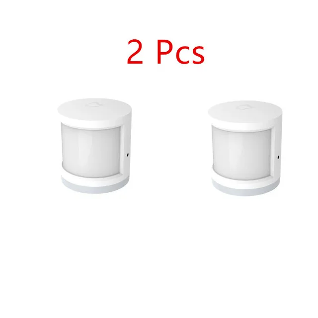 2pcs Xiaomi Mijia датчик человеческого тела умный датчик движения тела Zigbee подключение приложение Mihome через Android и IOS - Цвет: 2pcs