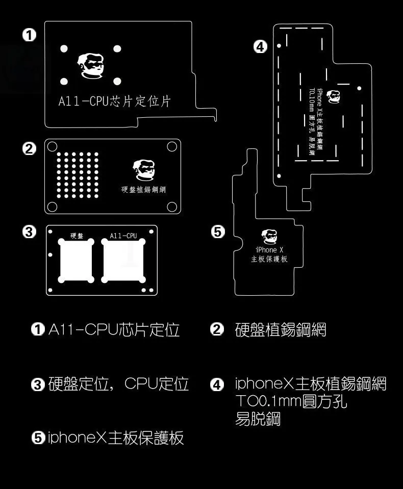 Mechanic C18 многофункциональное крепление для позиционирования материнской платы IPhoneX обновление платформы обслуживания в дополнение к пластиковой оловянной 3/IX3