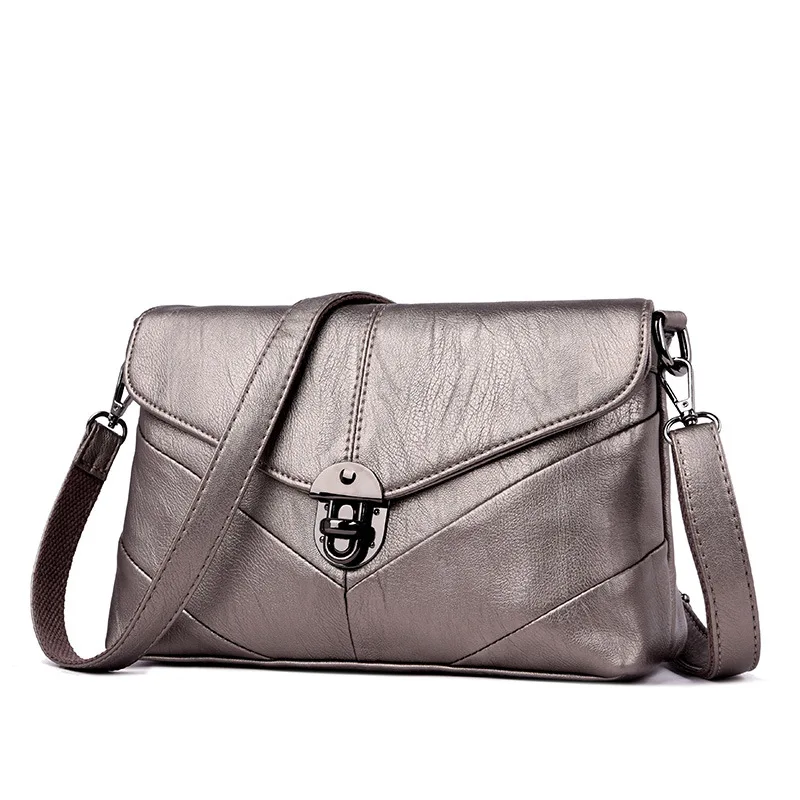 Сумка кросс боди женская из натуральной кожи модный саквояж на плечо в стиле